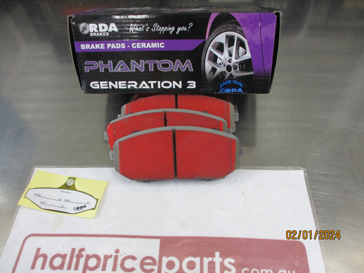 RDA Front Ceramic Brake Pad Set Suits Mazda CX-9 New Part