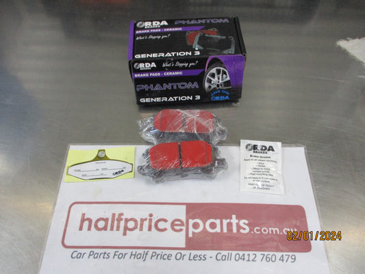 RDA Rear Ceramic Brake Pad Set Suits Audi/Lexus/Benz Sprinter/VW Crafter New Part