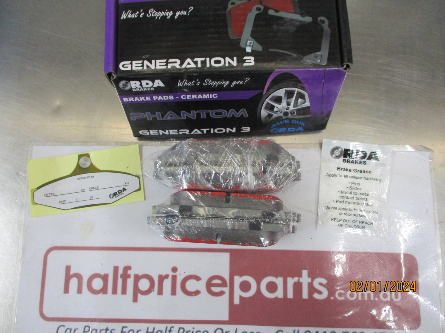 RDA Rear Ceramic Brake Pad Set Suits Audi/Lexus/Benz Sprinter/VW Crafter New Part
