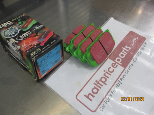 ECB Greenstuff 2000 Front Disc Brake Pad Set Suits Toyota Celica/Camry New Part