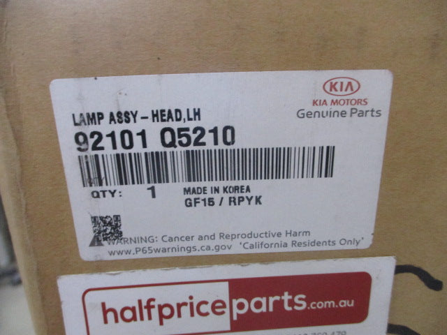 Kia Seltos Genuine Left Hand Front Head LED Light Assembly New Part