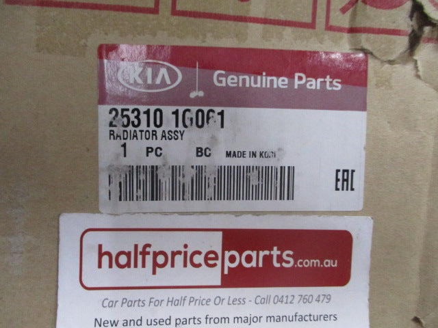 Kia Rio Genuine Radiator Assembly For Manual Transmission New Part