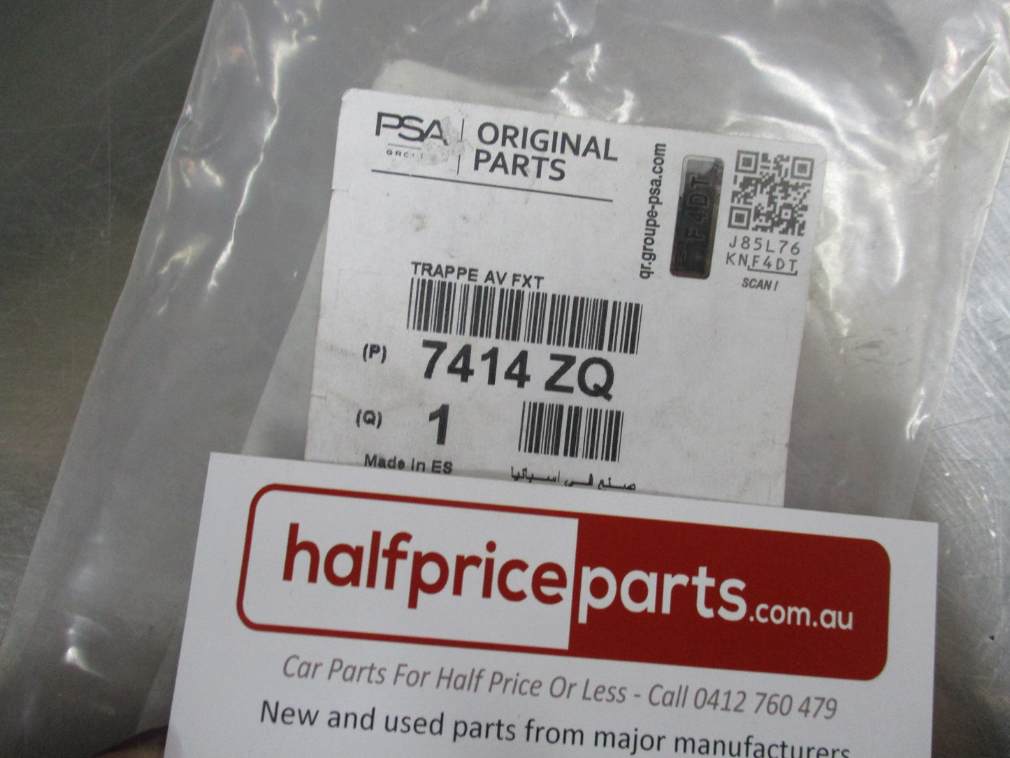Citroen Berlingo Genuine Towing Eye Cover New Part