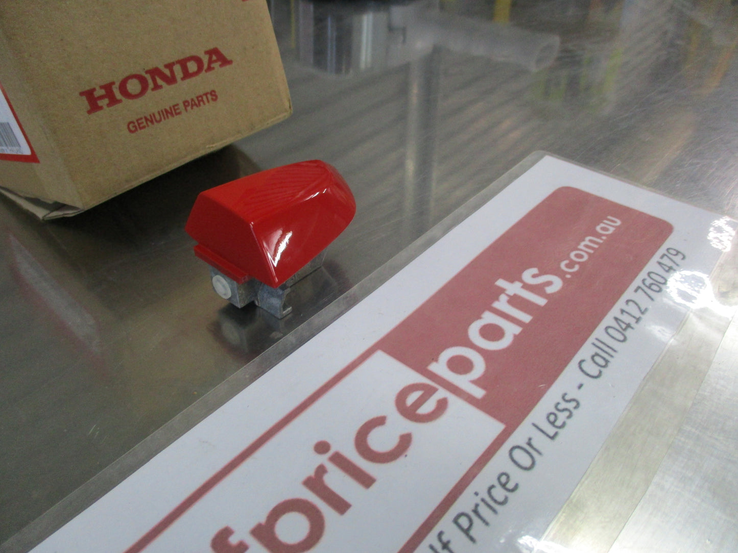 Honda Civic Genuine Front Left Hand Exterior Door Handle Cover (Rallye Red) New Part