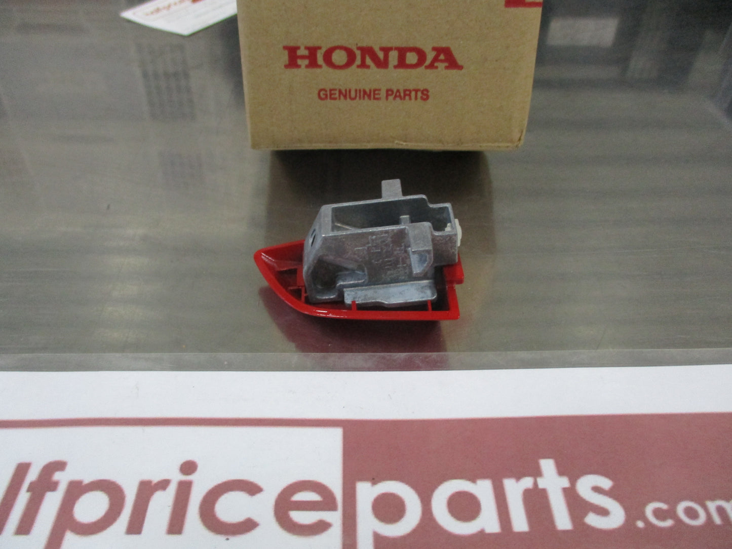 Honda Civic Genuine Front Left Hand Exterior Door Handle Cover (Rallye Red) New Part