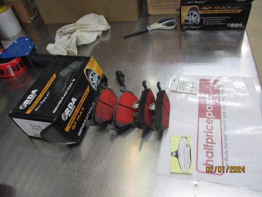 RDA Generation 3 Front Disc Brake Pad Set Suits Audi A3/VW Golf New Part