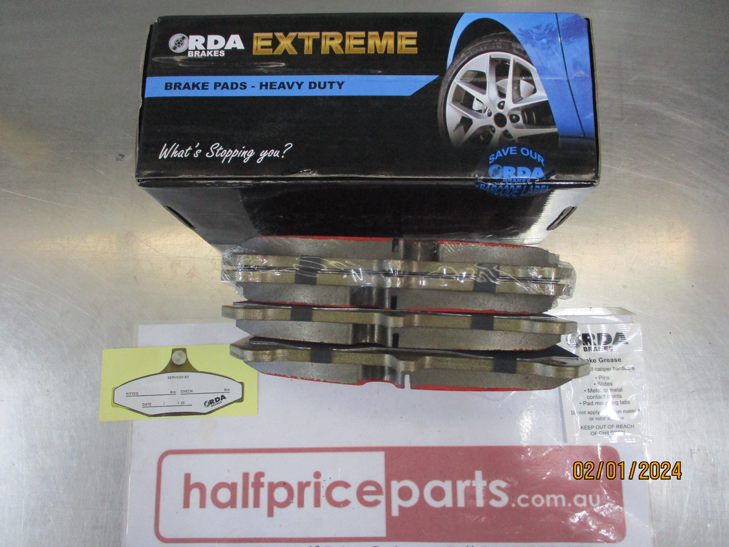 RDA Extreme Heavy Duty Front Brake Pad Set Suits HSV VF GTS Commodore New Part