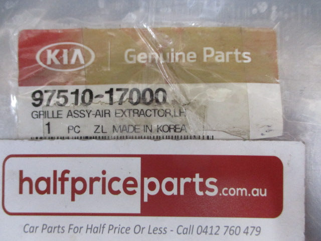Kia Sportage/Rio/Rondo/Ceed/Cerato Genuine Left Hand Rear Quarter Panel Air Vent Grille New Part