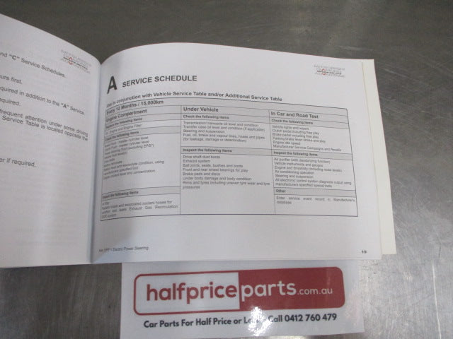 Mitsubishi Triton Genuine Service And Warranty Book New Part