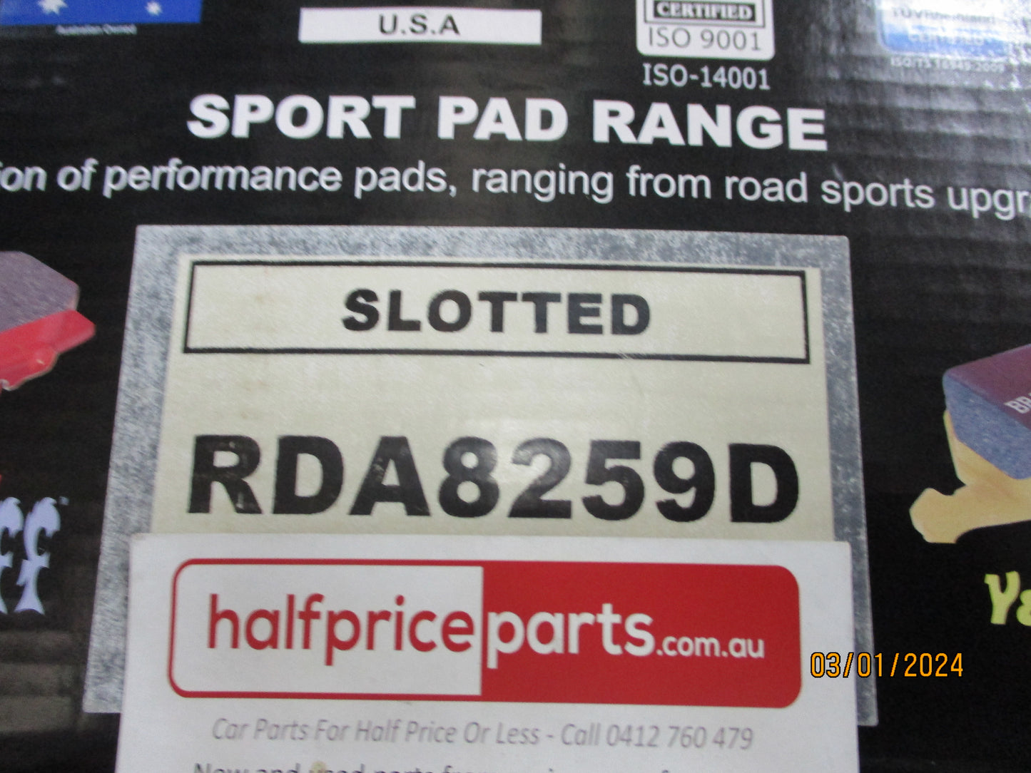 RDA Rear Disc Rotor 350mm Slotted/Dimpled Suits Nissan Y62 Patrol New Part