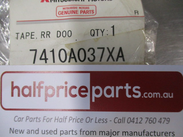 Mitsubishi Lancer Genuine Rear Left Hand Door Upper Black Out Tape New Part