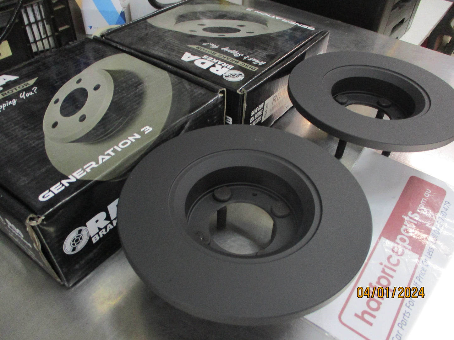 RDA Front Disc Rotors (Pair) Standard Suits Alfa Romeo Giulietta New Part