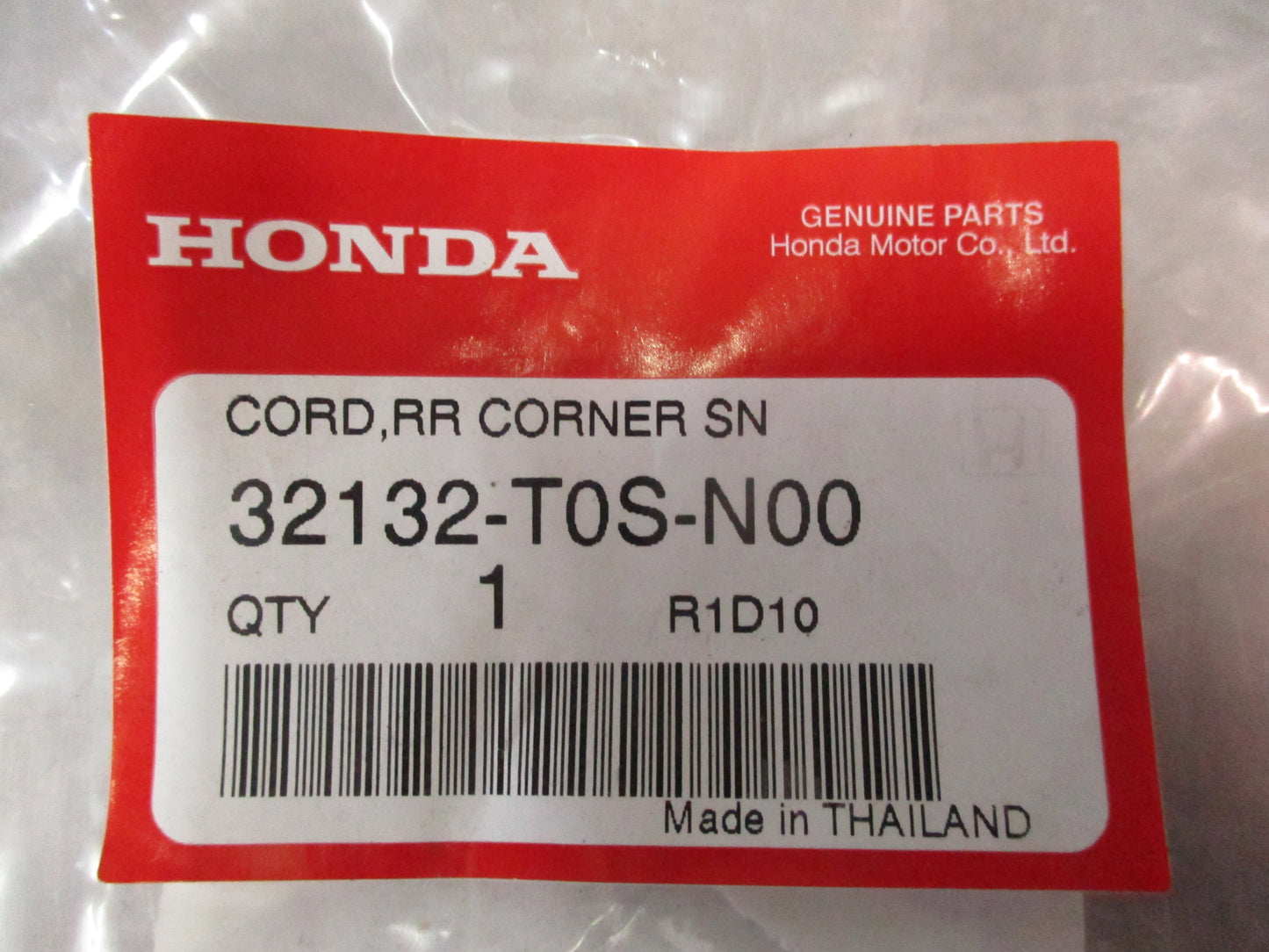 Honda CRV Genuine Rear Parking Sensor Wiring Harness New Part