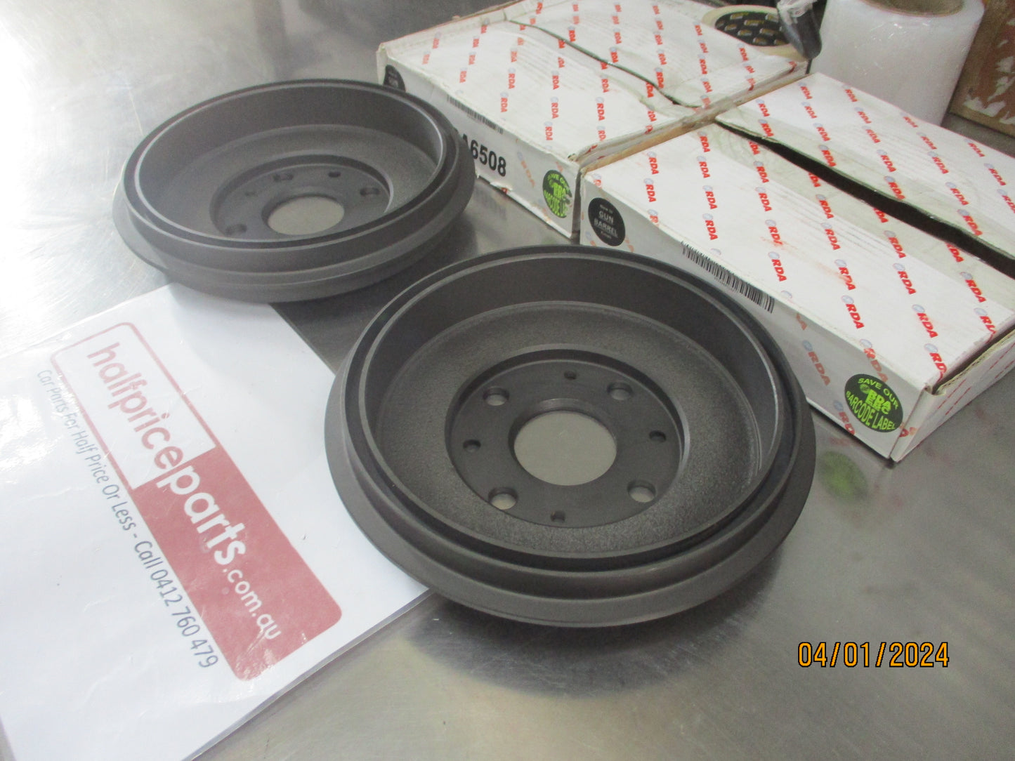 RDA Rear Brake Drums Suits Ford KF Laser New Part