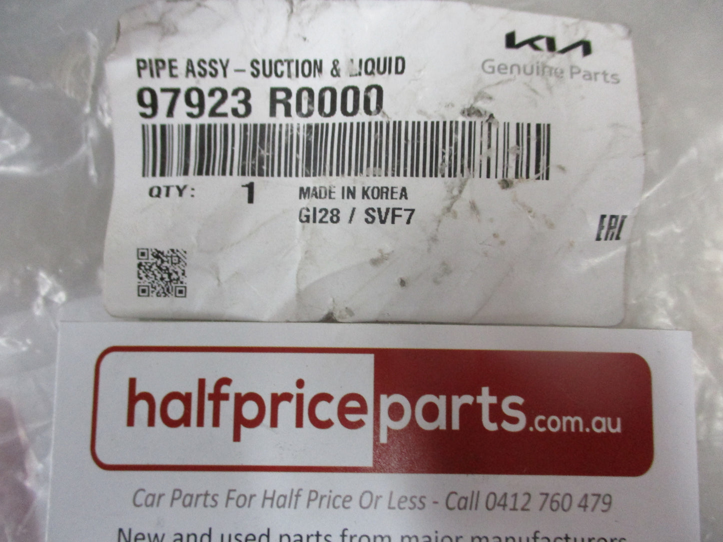 Kia Carnival Genuine A/C Suction Alloy Pipe Line New Part