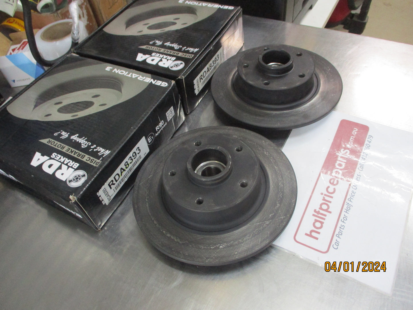 RDA Rear Disc Rotors Standard Suits Renault Megane III New Part