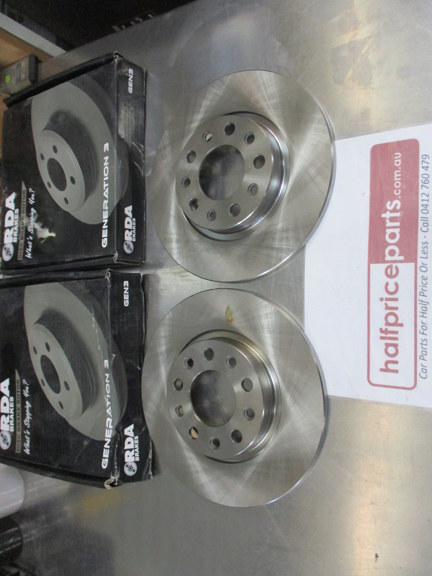 RDA Rear Disc Rotors (Pair) Standard Suits Jeep Cherokee KL 2.0TD/2.4Ltr New Part