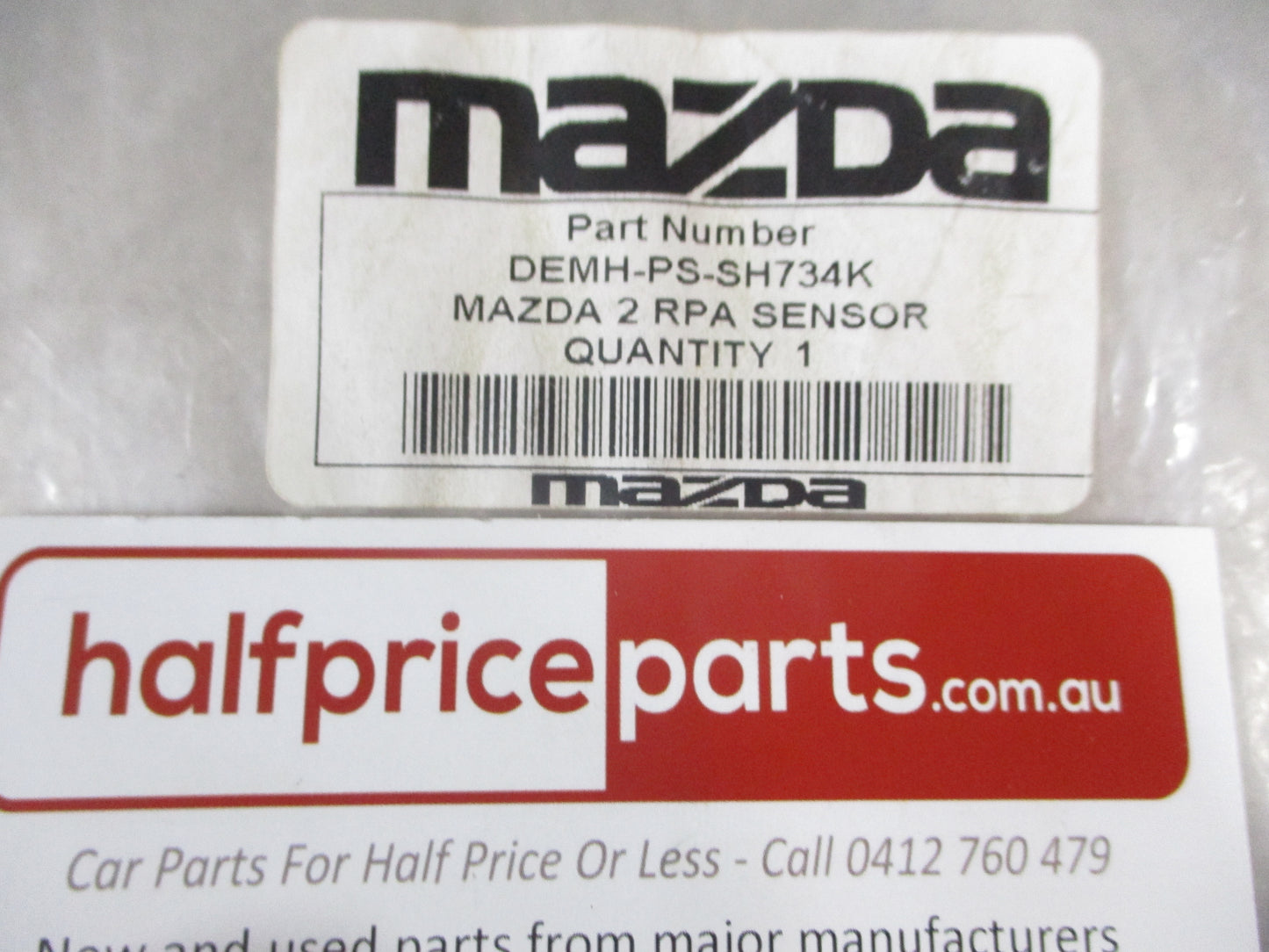 Mazda 2 Genuine Rear Parking Sensors x2 Gray New Part