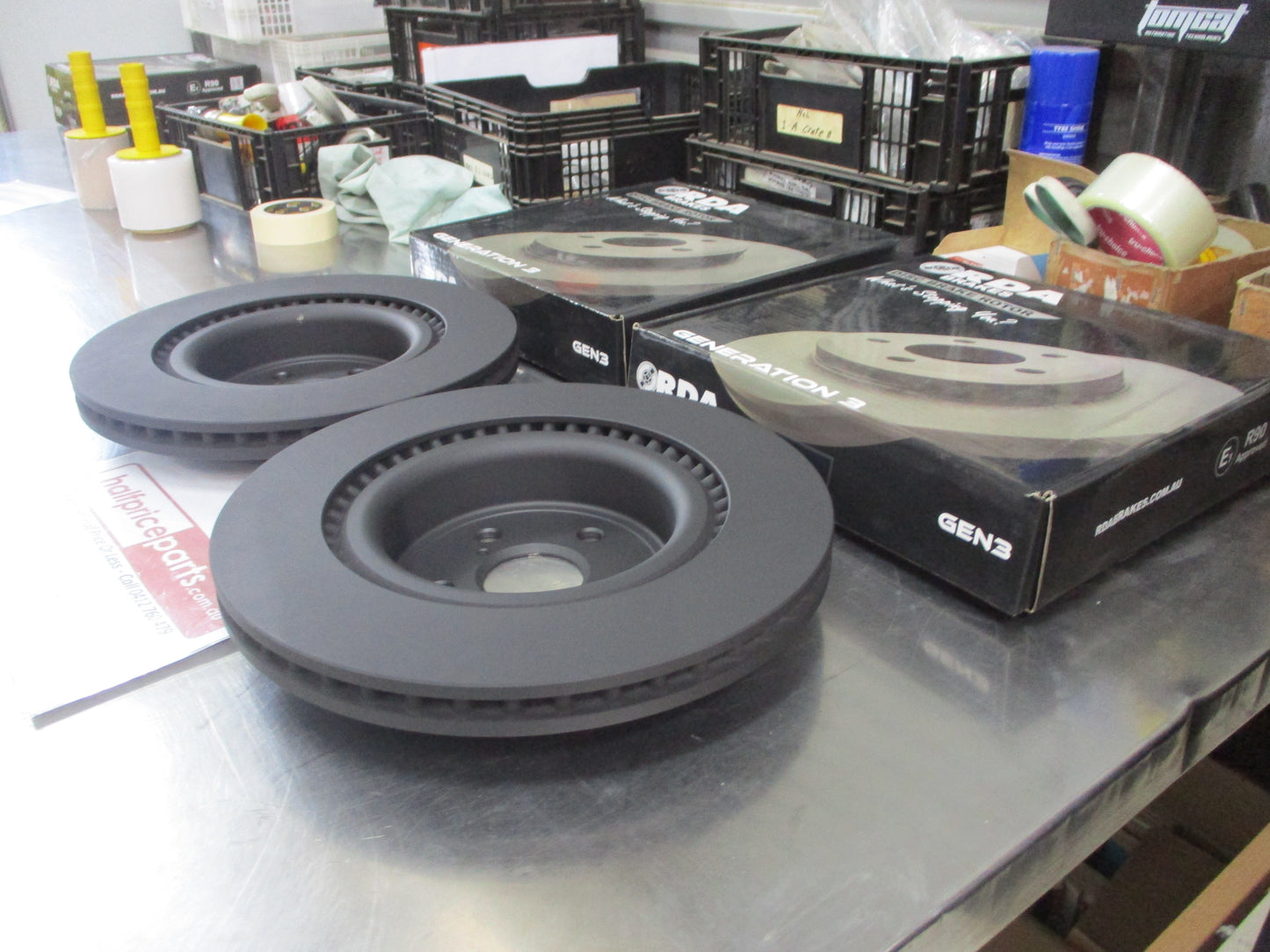 RDA Front Disc Brake Rotors (Standard) (Pair) Suits Lexus IS 5.0Ltr V8 New Part