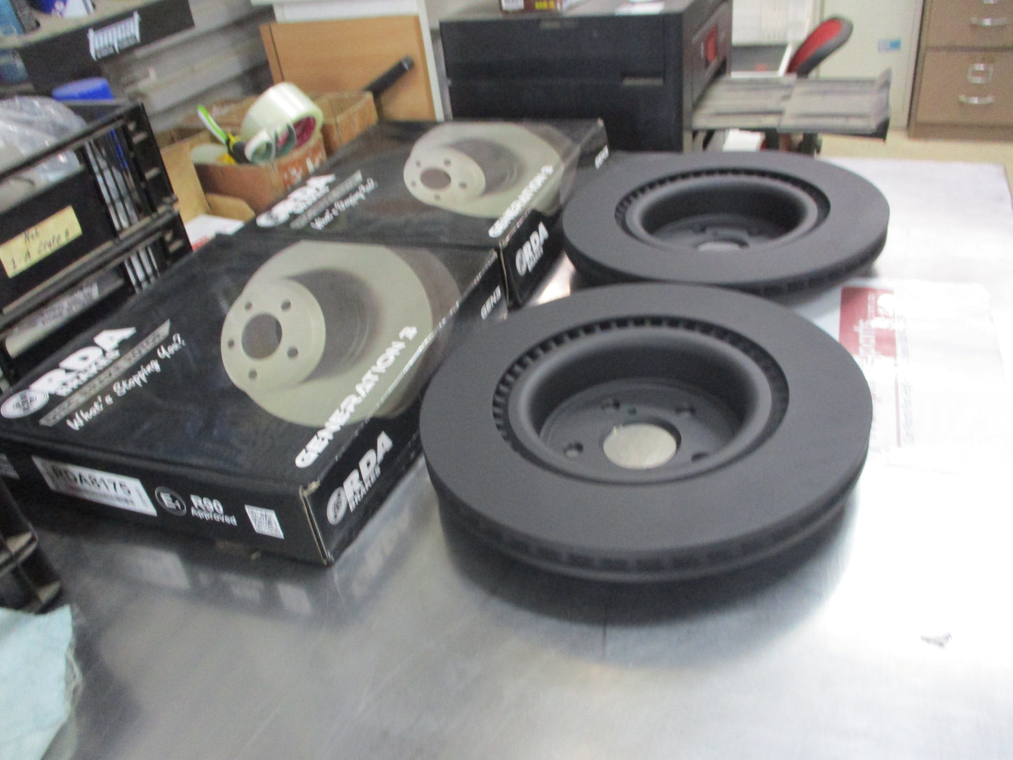 RDA Front Disc Brake Rotors (Standard) (Pair) Suits Lexus IS 5.0Ltr V8 New Part