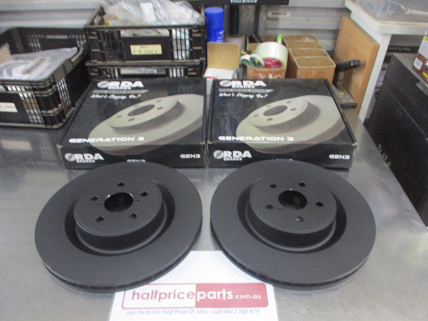 RDA Front Disc Brake Rotors (Standard) (Pair) Suits Lexus IS 5.0Ltr V8 New Part