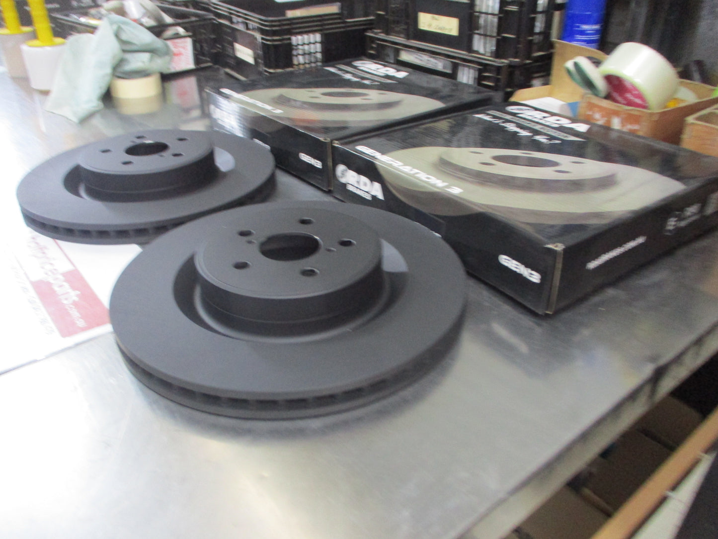 RDA Front Disc Brake Rotors (Standard) (Pair) Suits Lexus IS 5.0Ltr V8 New Part