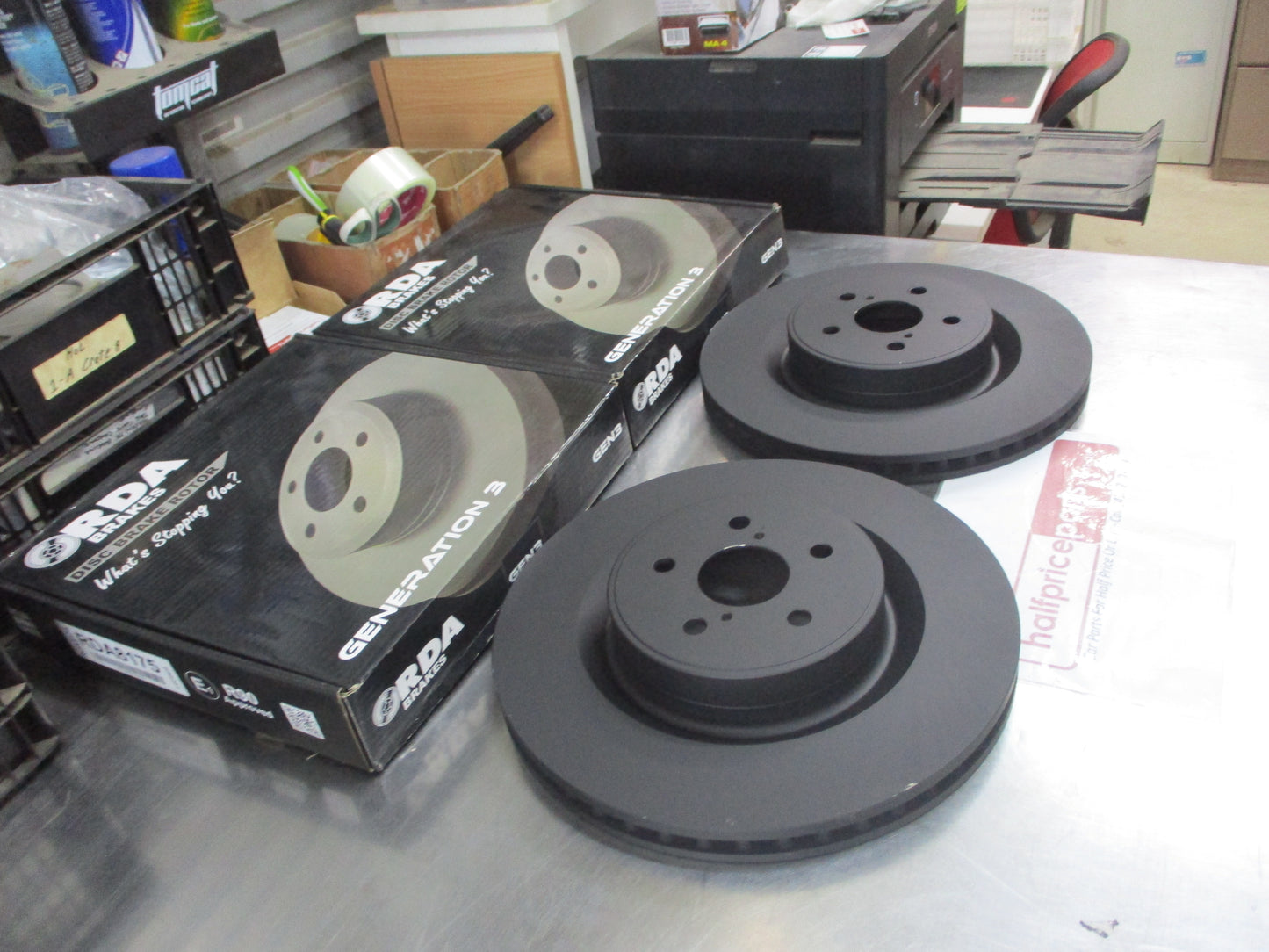 RDA Front Disc Brake Rotors (Standard) (Pair) Suits Lexus IS 5.0Ltr V8 New Part