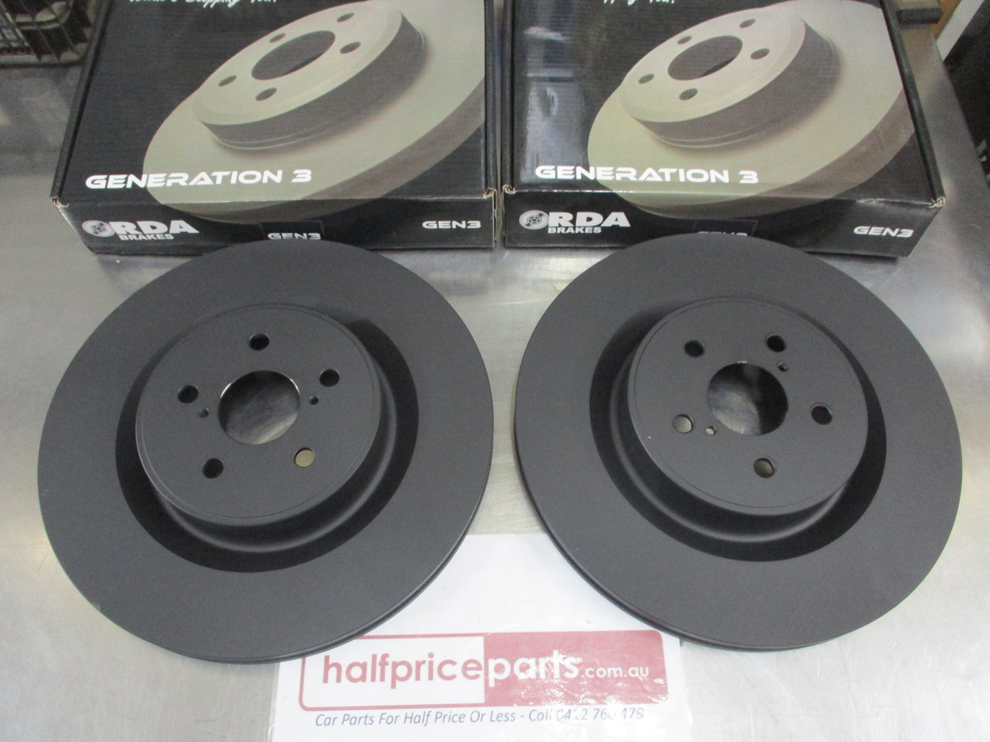 RDA Front Disc Brake Rotors (Standard) (Pair) Suits Lexus IS 5.0Ltr V8 New Part