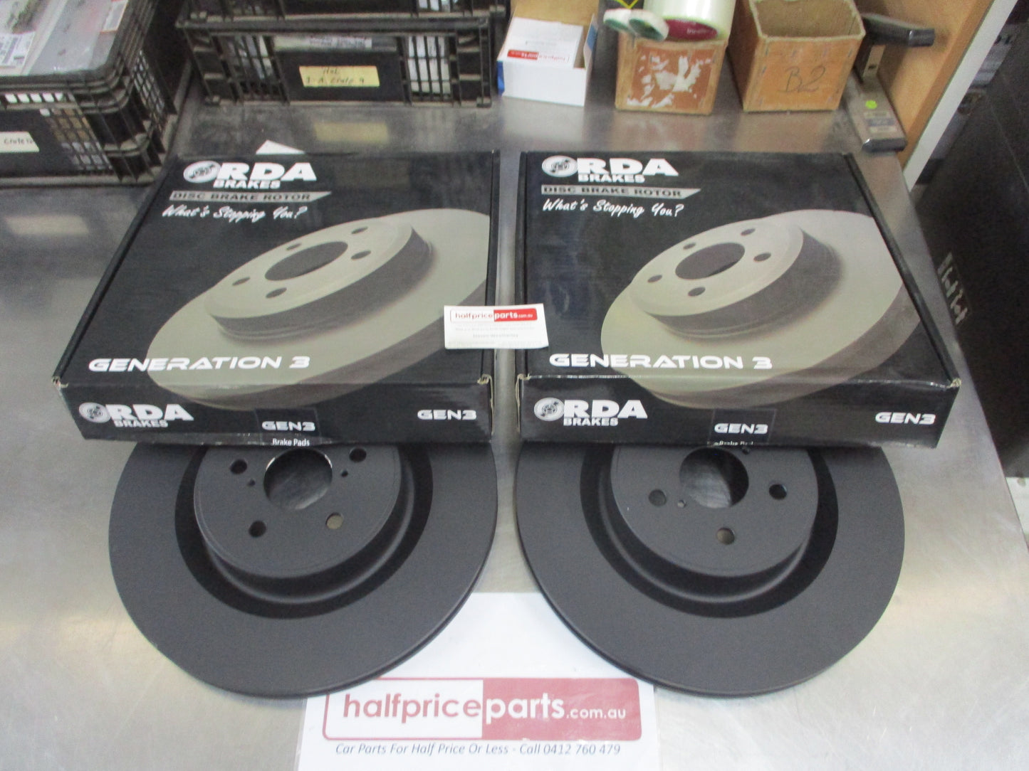 RDA Front Disc Brake Rotors (Standard) (Pair) Suits Lexus IS 5.0Ltr V8 New Part