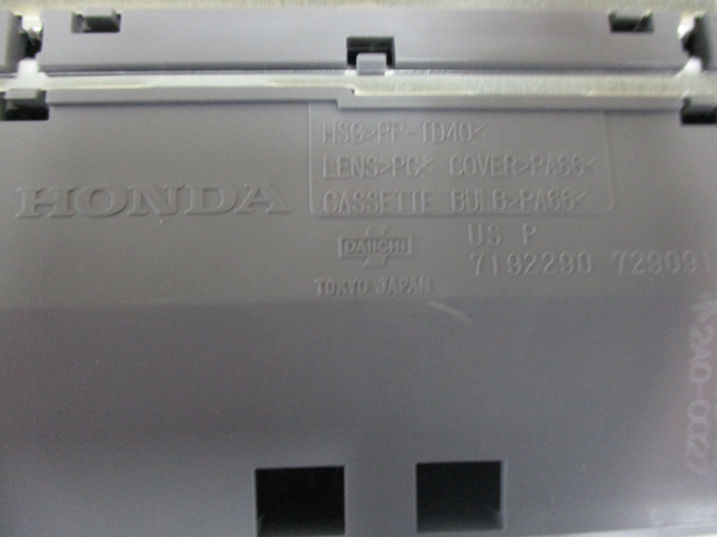 Honda Civic Genuine Ceiling Light Base (Warm Gray) New Part