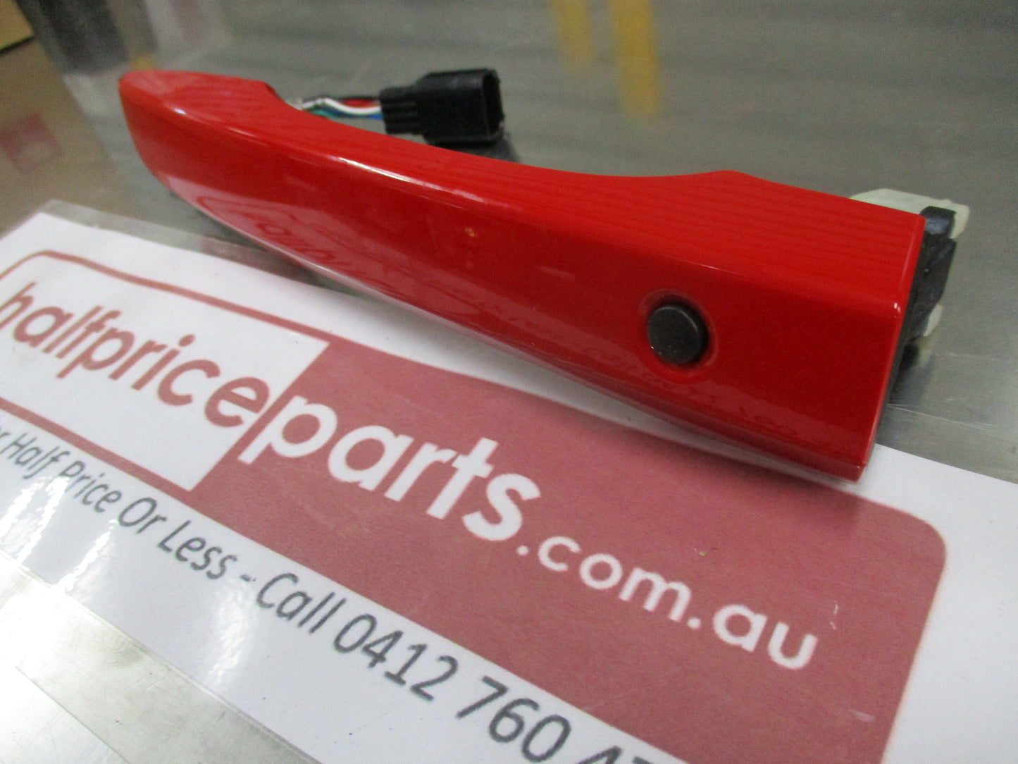 Honda Civic Genuine Drivers Side Front Door Handle Rallye Red Painted New Part