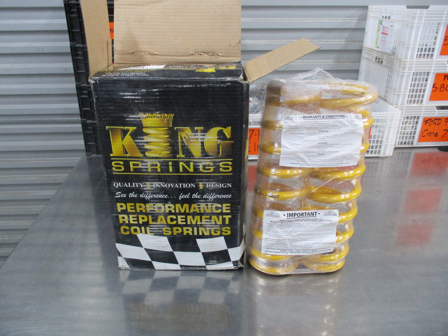 Toyota Hilux King Springs Pair Of Front Raised Springs New