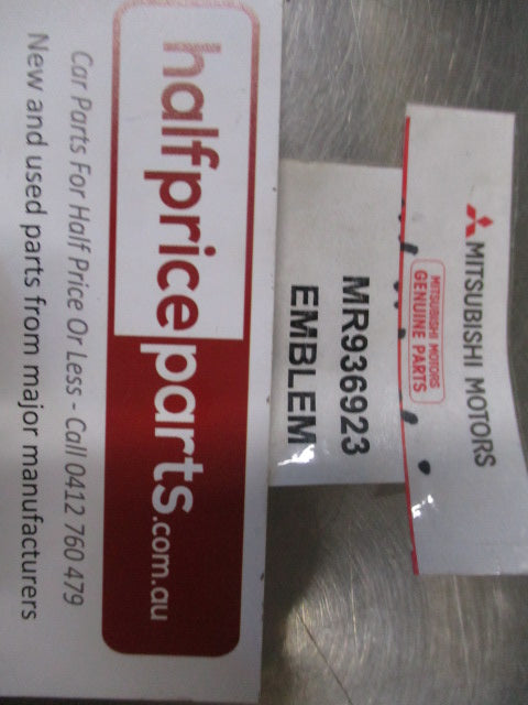 Mitsubishi Mirage/Lancer Genuine Boot Lid Chrome RX Emblem New Part