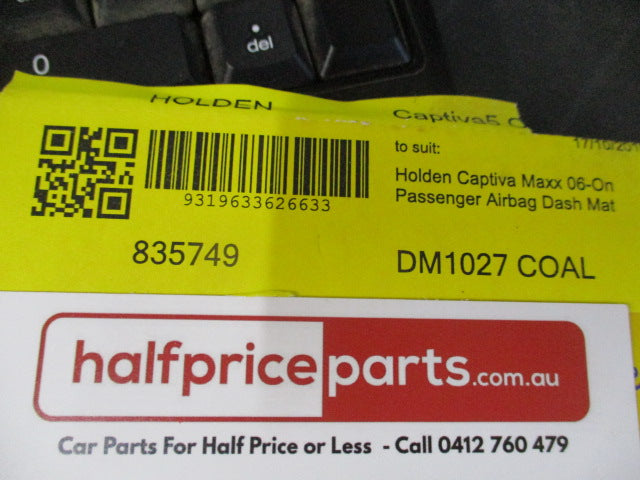 Shevron Dash Mat (Grey) Suits Holden CG Captiva - New Part