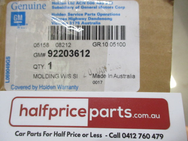 Holden VE Commodore Genuine Front A-Pillar Windscreen Pillar Trim New Part