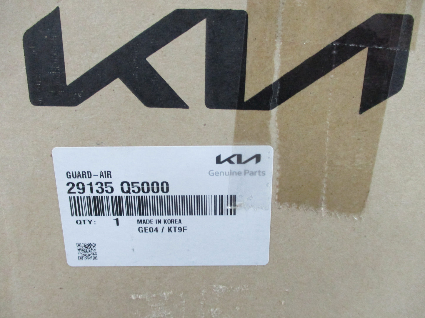 KIA Seltos Genuine Air Guide New Part