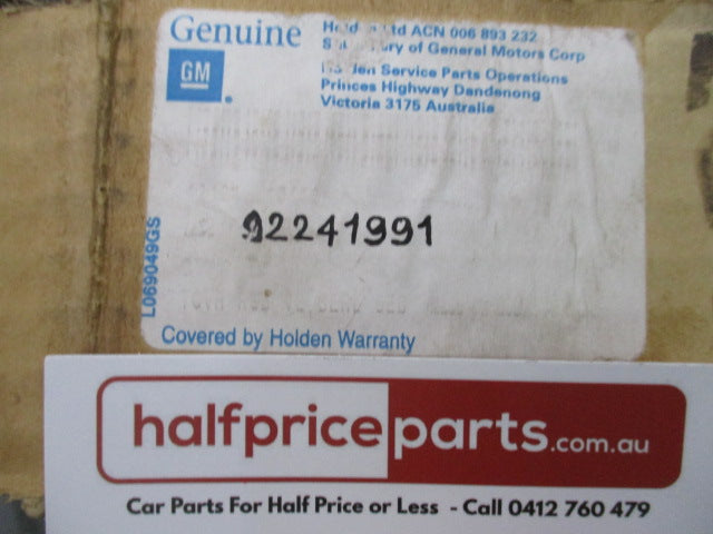 Holden VE Commodore Genuine Right Hand Rear Upright Seat Trim - Onyx - New Part