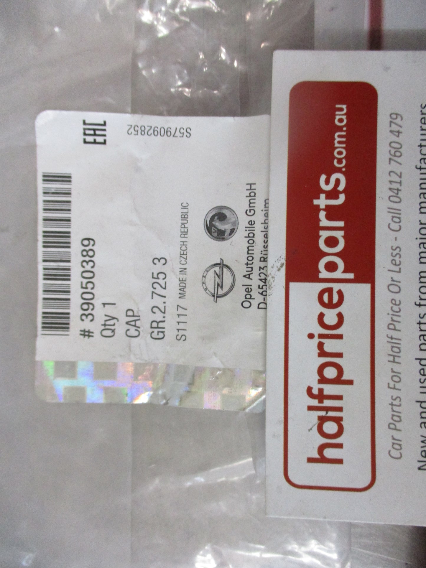 Holden ZB Commodore Genuine Head Light Bulb Cover Lid New Part