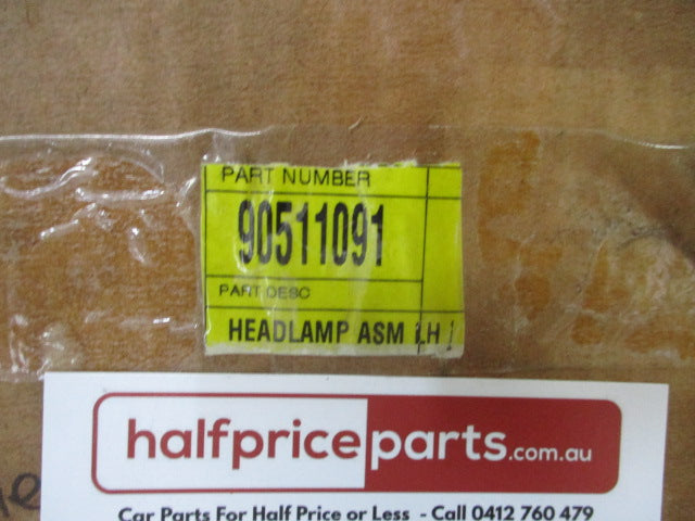 Holden TR Astra Genuine Left Hand Headlight Assembly New Part