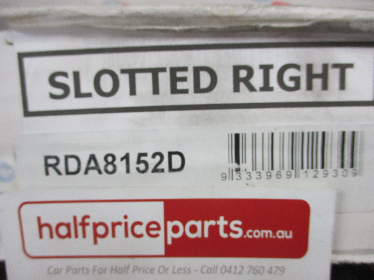 RDA Front Disc Rotors(Pair) Slotted-Dimpled Suits RAM 1500 New Part