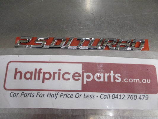 Mazda BT-50 Genuine Front Door Emblem 2.5DI Turbo New Part