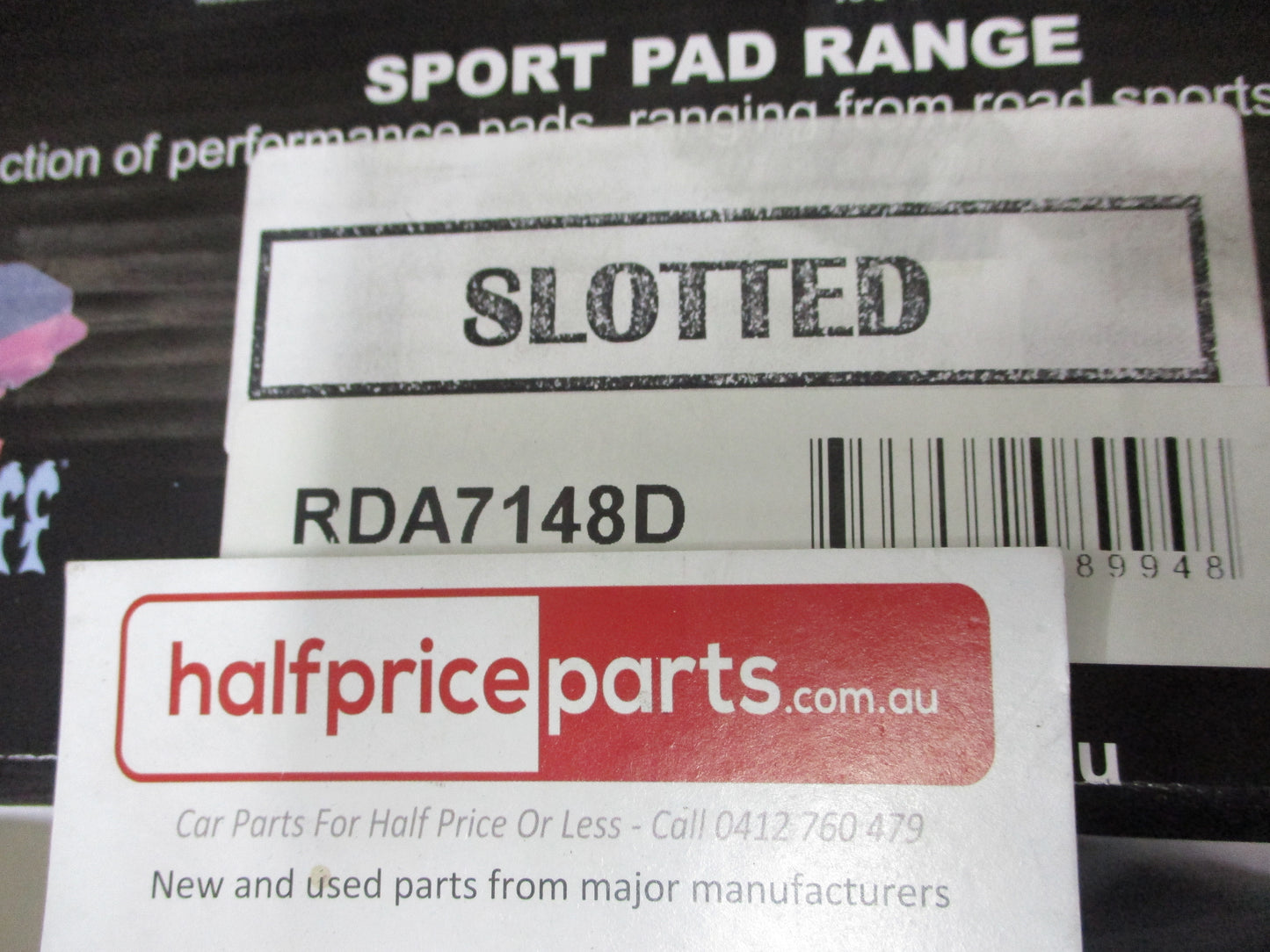 RDA Front Disc Brake Rotors (Pair) Slotted-Dimpled Suits Alfa Romeo 166 New Part