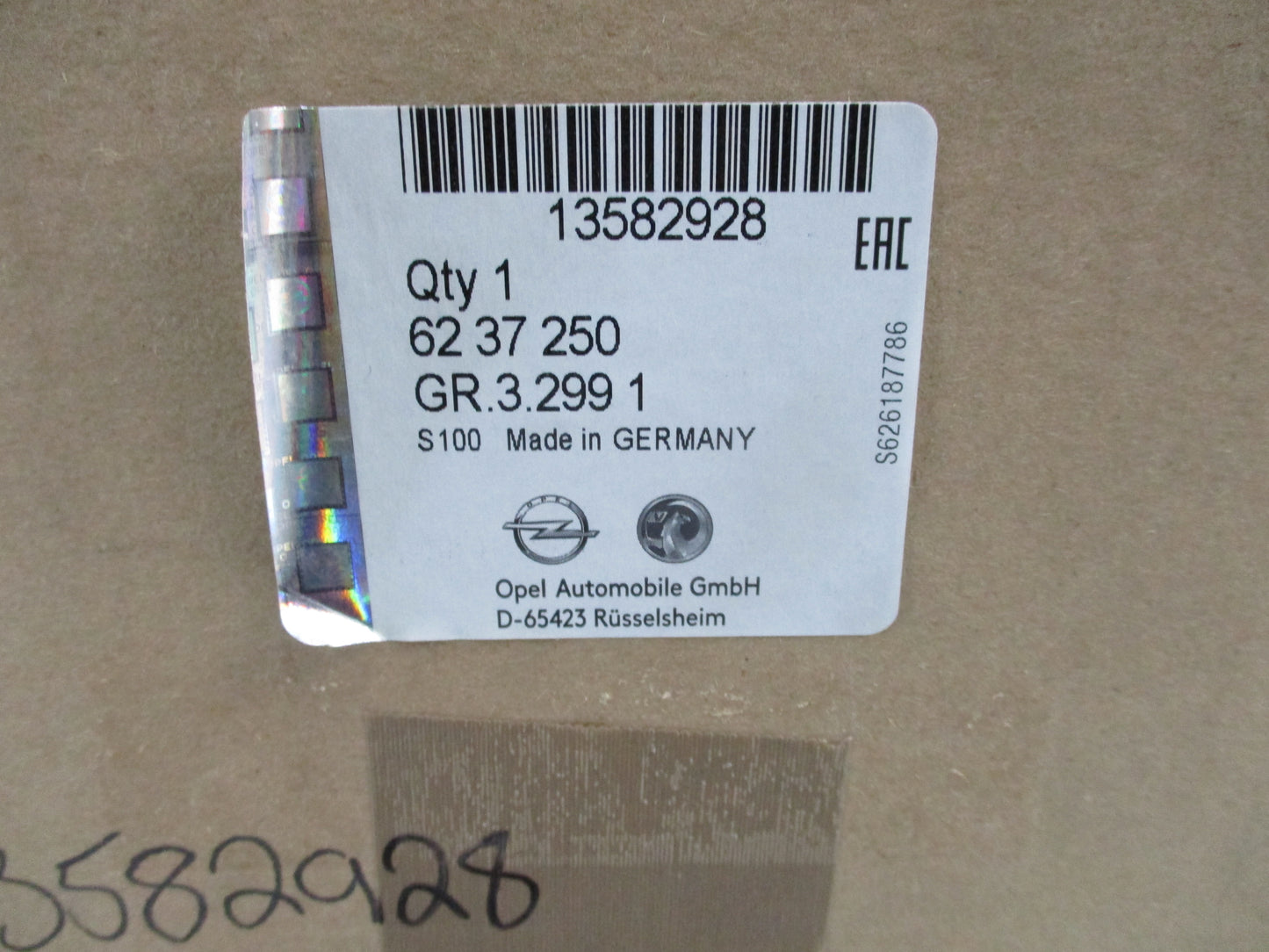 Holden Cascada Genuine Electronic Parking Brake Control Module Assembly New Part