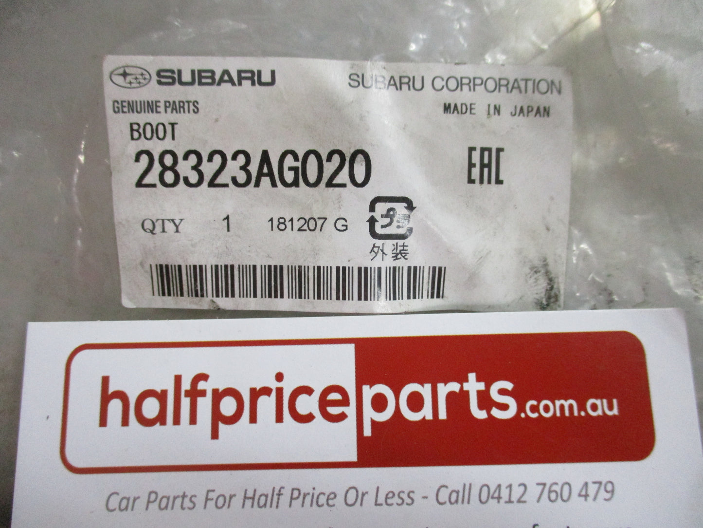 Subaru Legacy/Forester/Crosstrek Genuine Front Outer CV Joint Boot New Part