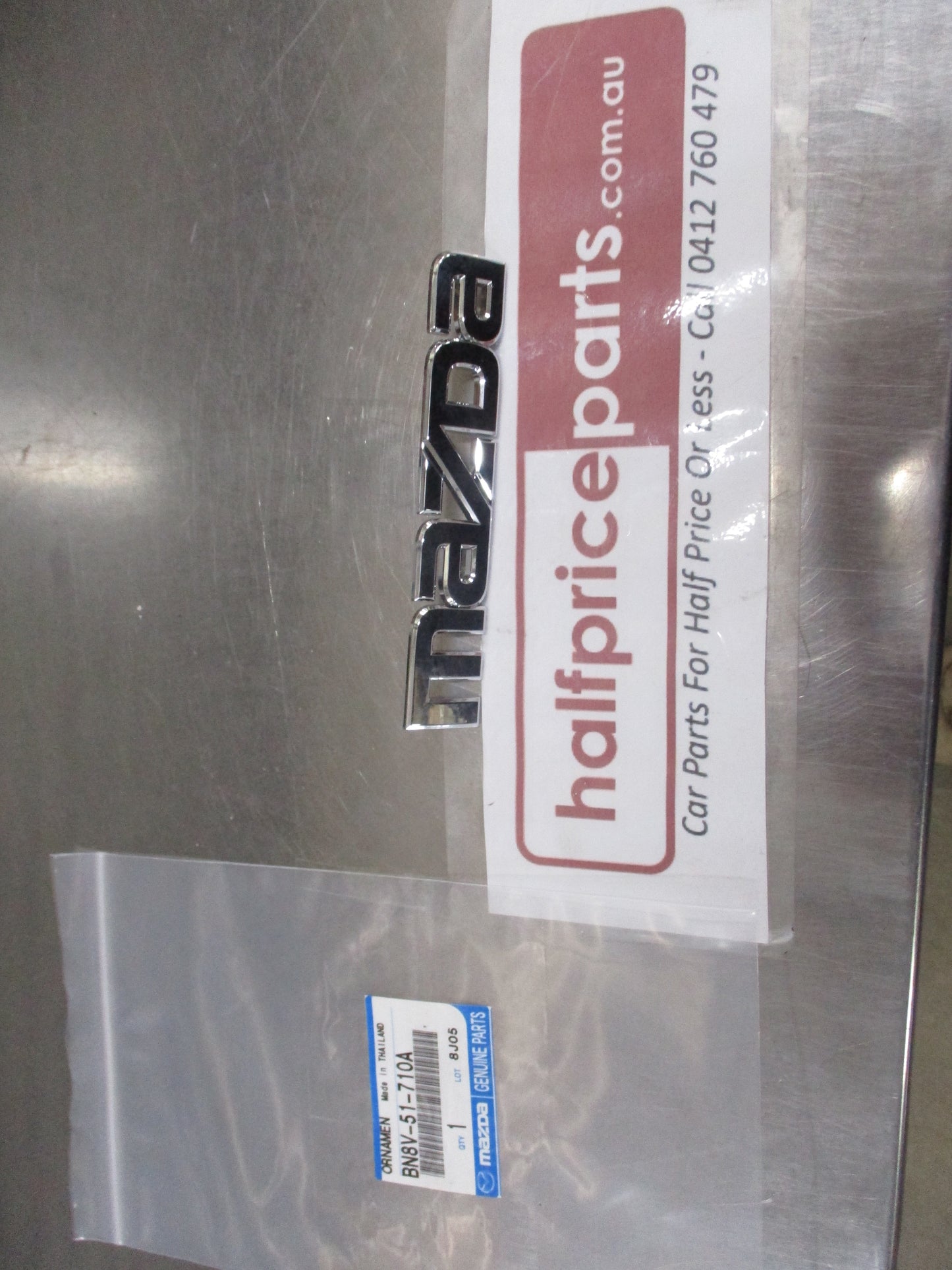 Mazda 3 Sedan Genuine Chrome Rear Boot Emblem New Part