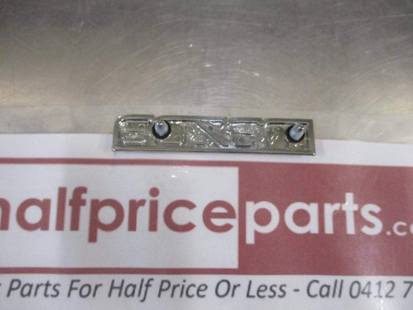 Mazda Protege Genuine Rear Emblem Badge (Chrome And Black) New Part
