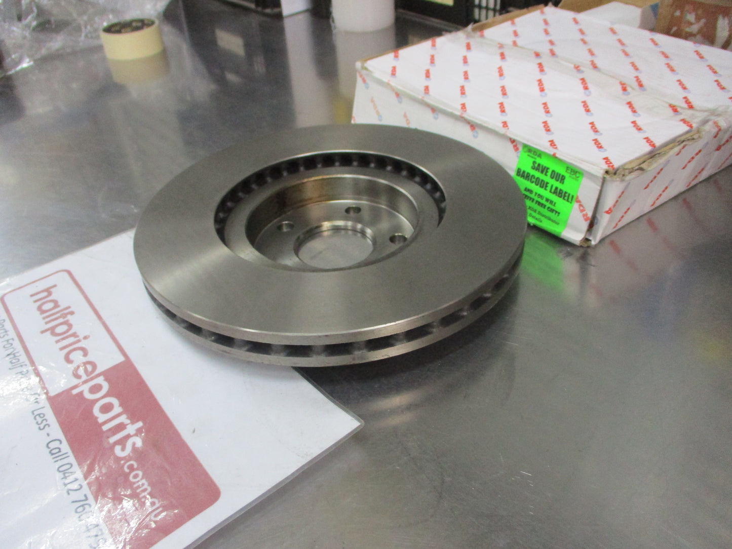 RDA Rear Disc Brake Rotor (Single) Standard Suits Mercedes Benz Sprinter/VW LT New Part.