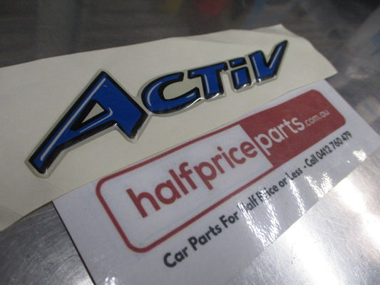 Mitsubishi Lancer Genuine Activ Decal New Part