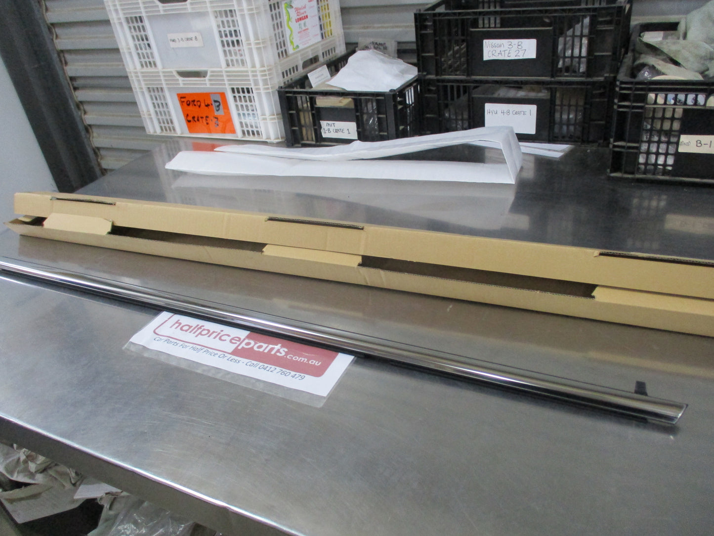 Honda Accord Genuine Right Hand Rear Door Weather Strip Moulding New Part