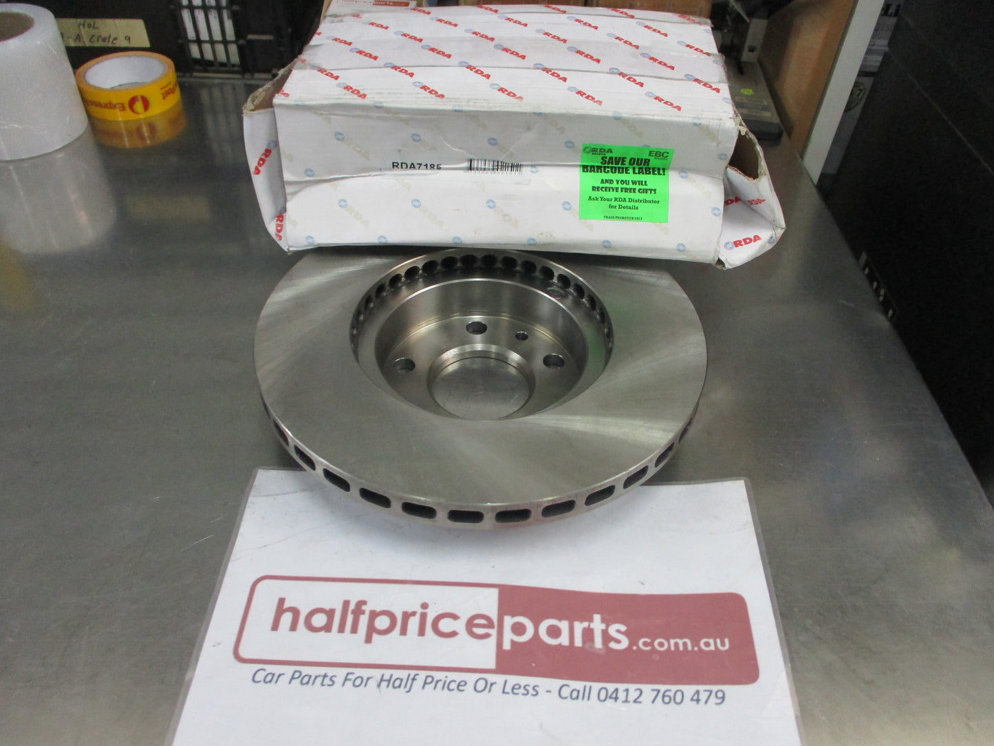 RDA Front Disc Rotor (Single) Standard Suits Ferrari Mondial 32 Valve New Part